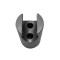 Держатель для ручного душа Qtap Spojeni округлый QT829910842854GRP Graphite