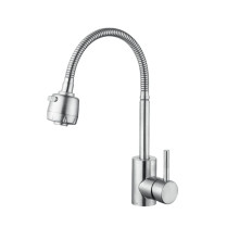 Смеситель для кухни Lidz Aria 015F41 с гибким изливом (k35) LDARI015F41NKS45306 Nickel Смеситель для кухни Lidz Aria 015F41 с гибким изливом (k35) LDARI015F41NKS45306 Nickel