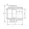 Муфта PPR Blue Ocean 63х2