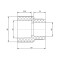 Муфта PPR Blue Ocean 75х50 редукционная