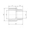 Муфта PPR Blue Ocean 110х63 редукционная