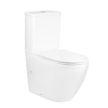 Унитаз-компакт Qtap Robin Ultra Quiet безободковый с сиденьем Soft-close QT13226089AW Унитаз-компакт Qtap Robin Ultra Quiet безободковый с сиденьем Soft-close QT13226089AW