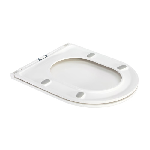 Унитаз-компакт Qtap Robin Ultra Quiet безободковый с сиденьем Soft-close QT13226089AW