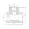Тройник PPR Blue Ocean 25х1/2