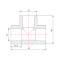 Тройник PPR Blue Ocean 25 Тройник PPR Blue Ocean 25