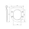 Сиденье для унитаза Qtap (Jay 490, Swan 490) с микролифтом Slim QT99SC6106W