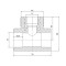 Тройник PPR Blue Ocean 32х3/4