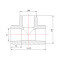 Тройник PPR Blue Ocean 75 Тройник PPR Blue Ocean 75