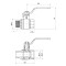 Кран шаровой Thermo Alliance Base 1 Кран шаровой Thermo Alliance Base 1