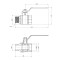 Кран шаровой Thermo Alliance Base 1 1/4 ВН для воды (рычаг) SD605W32 Кран шаровой Thermo Alliance Base 1 1/4 ВН для воды (рычаг) SD605W32