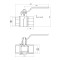Кран шаровой Thermo Alliance Forte 2 Кран шаровой Thermo Alliance Forte 2