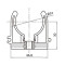 Крепеж PPR Blue Ocean 32