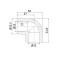 Уголок PPR Blue Ocean редукционный 32х25, 90°
