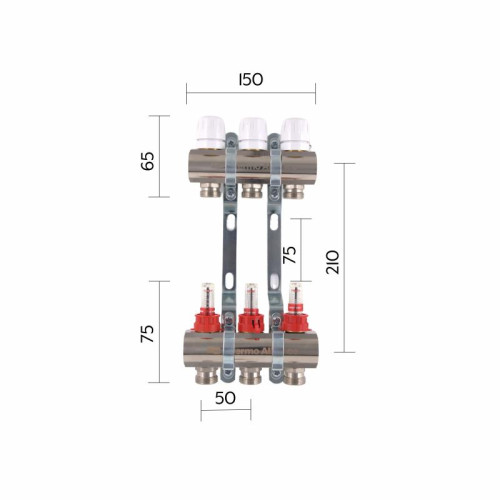 Коллектор с расходомерами Thermo Alliance Standart 1