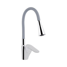 Смеситель для кухни Lidz Tani 007F3 с гибким изливом (k40) LDTAN007F3GCR31869 Chrome/Grey Смеситель для кухни Lidz Tani 007F3 с гибким изливом (k40) LDTAN007F3GCR31869 Chrome/Grey
