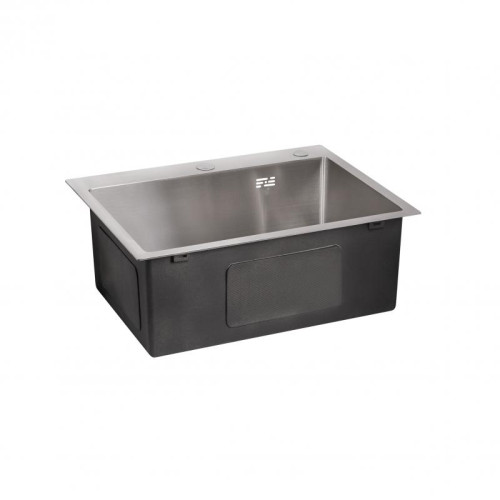 Мойка для кухни интегрированная Lidz Handmade H5045 (LDH5045BRU35383) Brushed Steel 3,0/1,0  мм