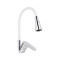 Смеситель для кухни Lidz Tani 008F3 с гибким изливом (k40) LDTAN008F3WCR37037 Chrome/White