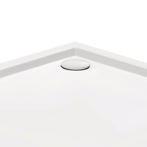 Набор Qtap душевая кабина Taurus CRM1011SC6 Clear 100х100 см + поддон Tern 301112