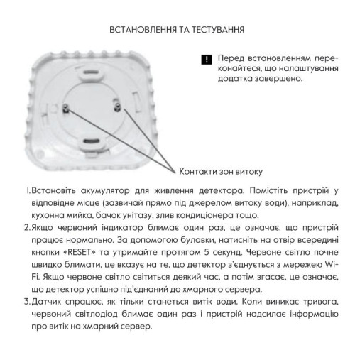 Thermo Alliance Детектор контроля протечки воды Smart Wi-Fi WF-SWD