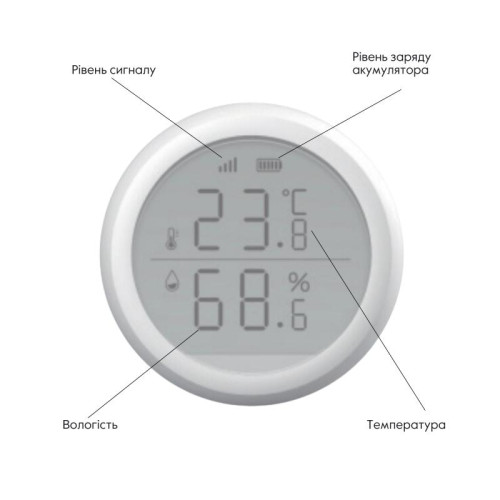 ZigBee Беспроводной датчик температуры и влажности ZB-ZTH ZigBee Беспроводной датчик температуры и влажности ZB-ZTH
