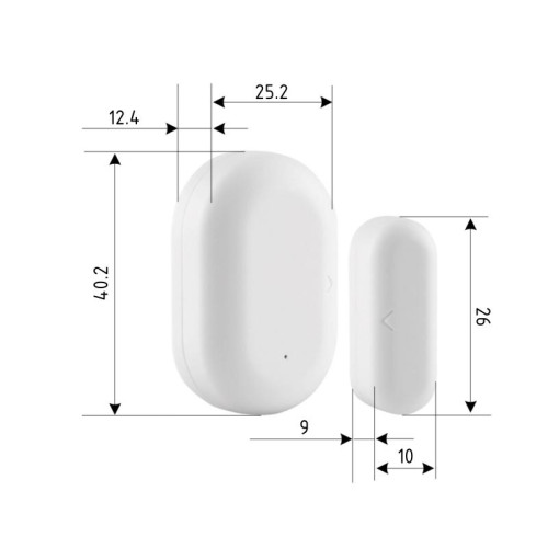 ZigBee Беспроводной датчик открытия ZB-XGM