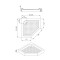 Lidz Душевой поддон DOZORCA SC90x90.LOW, низкий, пятиугольный, акриловый + ножки, диаметр слива 50 мм Lidz Душевой поддон DOZORCA SC90x90.LOW, низкий, пятиугольный, акриловый + ножки, диаметр слива 50 мм