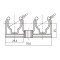 Крепеж PPR Thermo Alliance 20 двойной Крепеж PPR Thermo Alliance 20 двойной