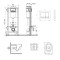 Готовое решение Qtap для ванной комнаты: подвесной унитаз Swan Ultra Quiet 485x360x320 + комплект инсталляции Nest 4 в 1 (квадратная клавиша Chrome)