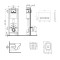 Готовое решение Qtap для ванной комнаты: подвесной унитаз  Swan Ultra Quiet 485x360x320 + комплект инсталляции Nest 4 в 1 (линейная клавиша White)