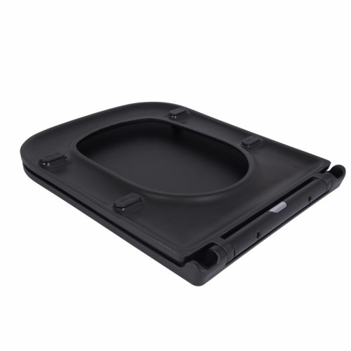 Сиденье для унитаза Qtap Tern 420х340х35 мм, Matt Black, с микролифтом, Slim Duroplast, Quick Release QT99HY2322MB