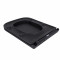 Сиденье для унитаза Qtap Tern 420х340х35 мм, Matt Black, с микролифтом, Slim Duroplast, Quick Release QT99HY2322MB