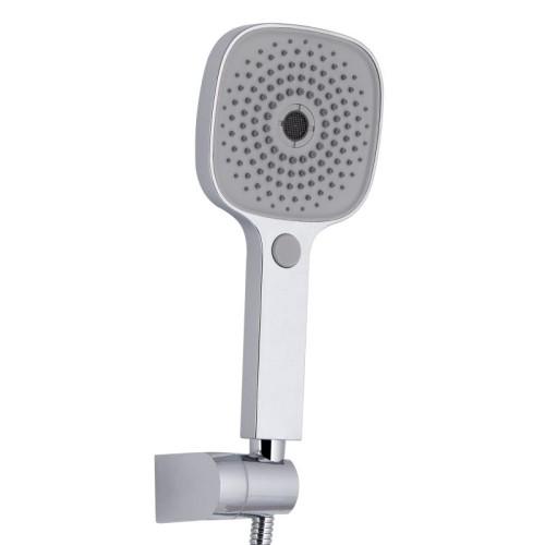 Смеситель для ванны Qtap Swan Eco с длинным поворотным изливом (c душевым гарнитуром) QTSWA2601CRM45533 Chrome