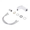 Смеситель для раковины Qtap Swan Cascada QTSWA270CRW45568 Chrome/White