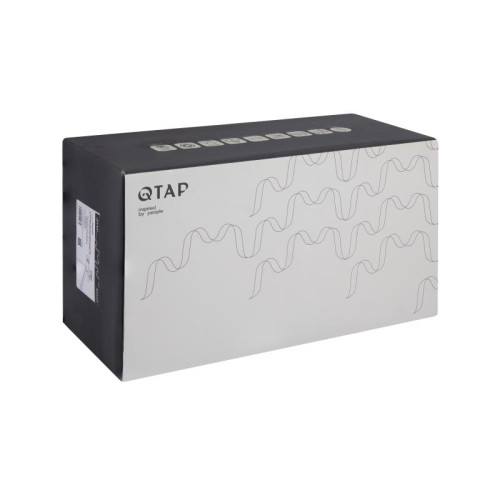 Смеситель для ванны Qtap Presto с длинным поворотным изливом (c душевым гарнитуром) QTPRE2601CRM45573 Chrome