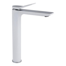 Смеситель для раковины Qtap Presto высокий QTPRE269CRW45577 Chrome/White Смеситель для раковины Qtap Presto высокий QTPRE269CRW45577 Chrome/White