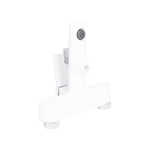 Смеситель для ванны Qtap Presto (c душевым гарнитуром) QTPRE259CRW45579 Chrome/White