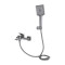 Смеситель для ванны Qtap Presto (c душевым гарнитуром) QTPRE259GRP45584 Gunmetal Black