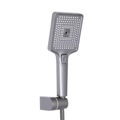 Смеситель для ванны Qtap Presto (c душевым гарнитуром) QTPRE259GRP45584 Gunmetal Black