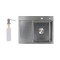 Мойка для кухни интегрированная Lidz Handmade H6350L крыло слева (LDH6350BRUL45588) Brushed Steel 3,0/1,0 мм Мойка для кухни интегрированная Lidz Handmade H6350L крыло слева (LDH6350BRUL45588) Brushed Steel 3,0/1,0 мм