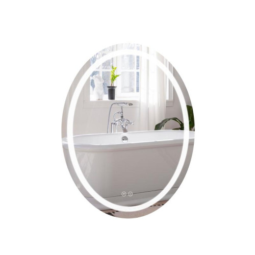 Зеркало Qtap Mideya 500х700 с LED-подсветкой Touch, с антизапотеванием, диммером QT2078NCR5070W Зеркало Qtap Mideya 500х700 с LED-подсветкой Touch, с антизапотеванием, диммером QT2078NCR5070W