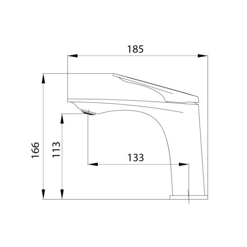 Смеситель для раковины Qtap Vlasta New QTVLA270CRM45640 Chrome