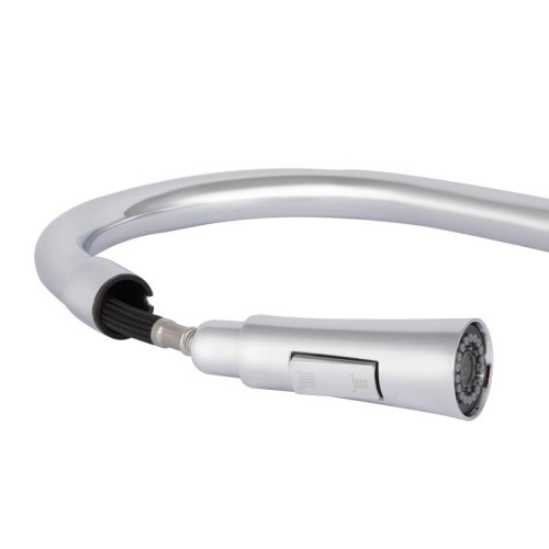 Смеситель для кухни Qtap Vlasta New с выдвижным изливом QTVLA344CRM45646 Chrome