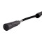 Смеситель для кухни Qtap Vlasta New с выдвижным изливом QTVLA344GMB45647 Gunmetal Black PVD