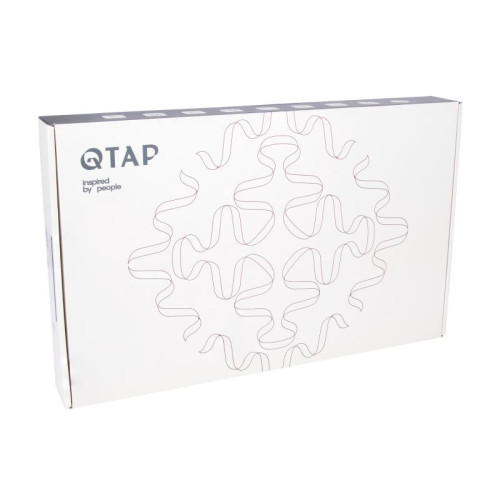 Смеситель для кухни Qtap Vlasta New с гибким изливом с подключением для питьевой воды QTVLA364GMB45649 Gunmetal Black PVD