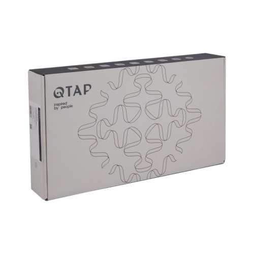 Смеситель для раковины Qtap Vlasta New высокий QTVLA269GMB45653 Gunmetal Black PVD