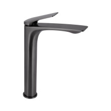 Смеситель для раковины Qtap Vlasta New высокий QTVLA269GMB45653 Gunmetal Black PVD Смеситель для раковины Qtap Vlasta New высокий QTVLA269GMB45653 Gunmetal Black PVD