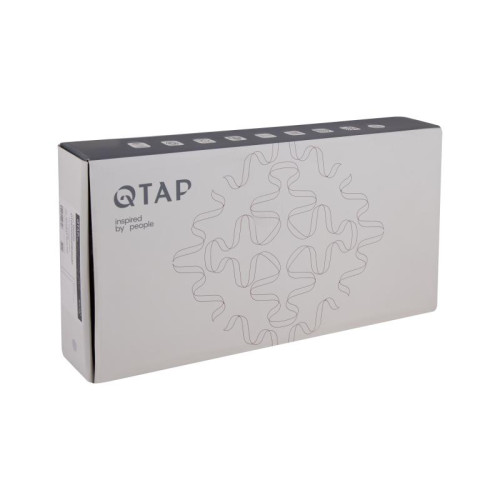 Смеситель для раковины Qtap Gemini высокий QTGEM269GMB45680 Gunmetal Black PVD Смеситель для раковины Qtap Gemini высокий QTGEM269GMB45680 Gunmetal Black PVD
