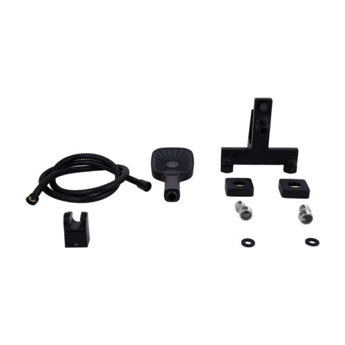 Смеситель для ванны Qtap Gemini (c душевым гарнитуром) QTGEM259BLM45682 Black Matt Смеситель для ванны Qtap Gemini (c душевым гарнитуром) QTGEM259BLM45682 Black Matt