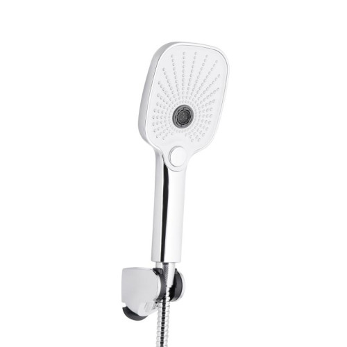 Смеситель для ванны Qtap Gemini (c душевым гарнитуром) QTGEM259CRW45683 Chrome/White Смеситель для ванны Qtap Gemini (c душевым гарнитуром) QTGEM259CRW45683 Chrome/White