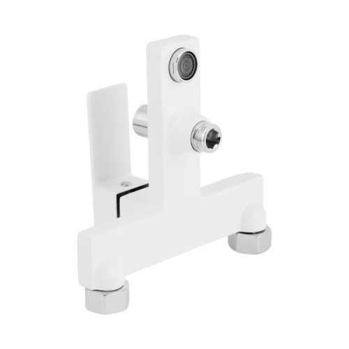 Смеситель для ванны Qtap Gemini (c душевым гарнитуром) QTGEM259CRW45683 Chrome/White Смеситель для ванны Qtap Gemini (c душевым гарнитуром) QTGEM259CRW45683 Chrome/White